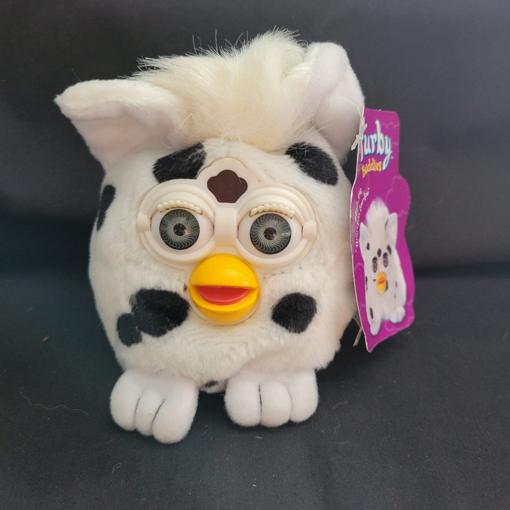 Furby Buddies 1999 "Happy Joke" RARE Vintage Bean Bag Plush w/ Tags
